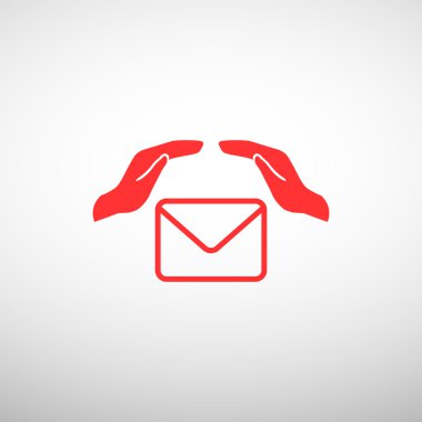 Zarf el web simgesi ile