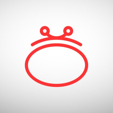 Basit cüzdan web simgesi