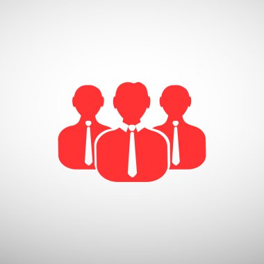Grup insanlar basit web simgesi