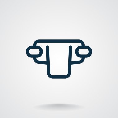 Basit bebek bezi web simgesi