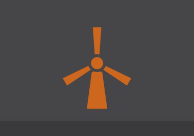 Rüzgar jeneratör web simgesi
