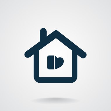 Ev basit web simgesi