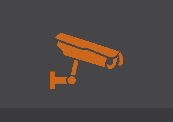 Cámara de vigilancia icono simple — Archivo Imágenes Vectoriales