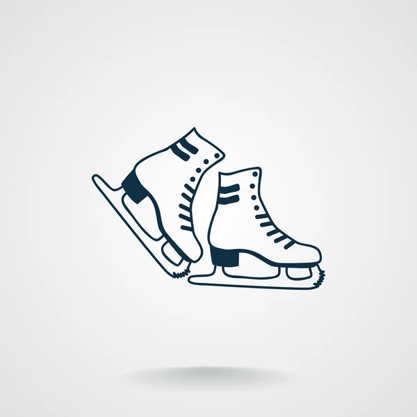 Skates web icon — Stock Vector