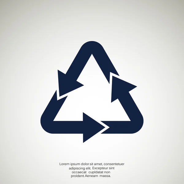 Символ утилизации отходов — стоковый вектор