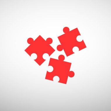 Bulmaca öğeleri basit web simgesi