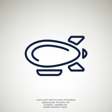 Zeplin zeppelin web simgesi