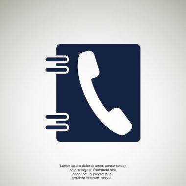 Telefon kişiler web simgesi