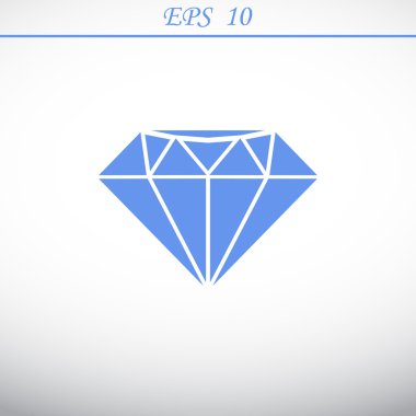 Diamond web icon clipart