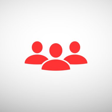 Grup insanlar basit web simgesi