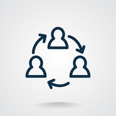 Yuvarlak iletişim sembolü