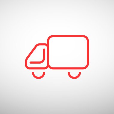 Basit kamyon web simgesi