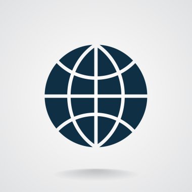 Basit küre web simgesi