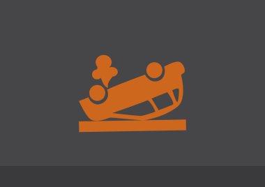 Kırık araba web simgesi