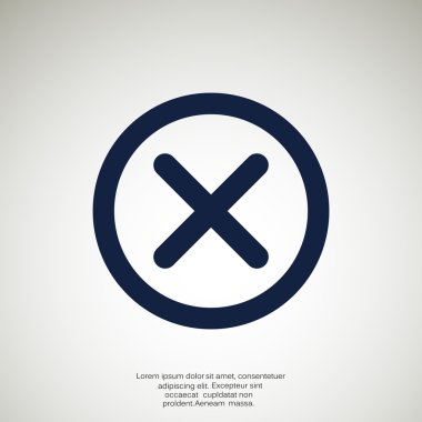 Sembol basit web simgesini Kaldır