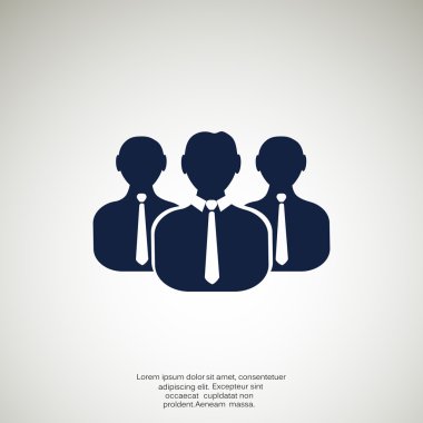Grup insanlar basit web simgesi