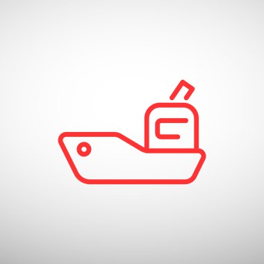 Basit römorkör web simgesi