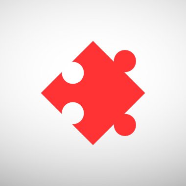 Bulmaca öğesi basit web simgesi