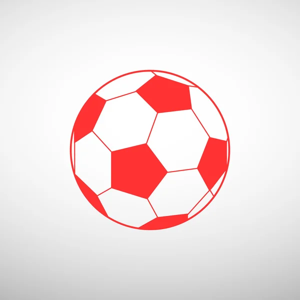 Icône web ballon de football — Image vectorielle