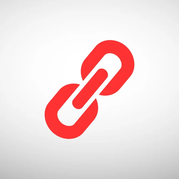 Simple chain web icon — Stock Vector