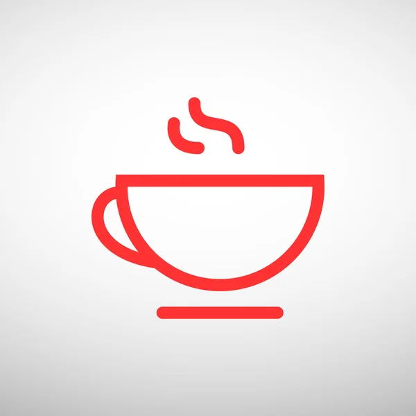 Чашка горячих напитков — стоковый вектор