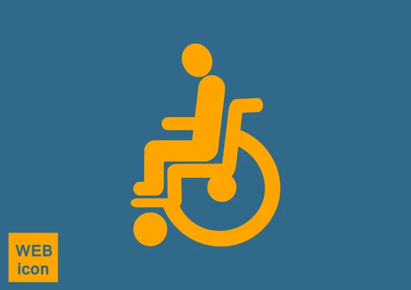 Zakázáno na jednoduché ikonu vozíku — Stockový vektor