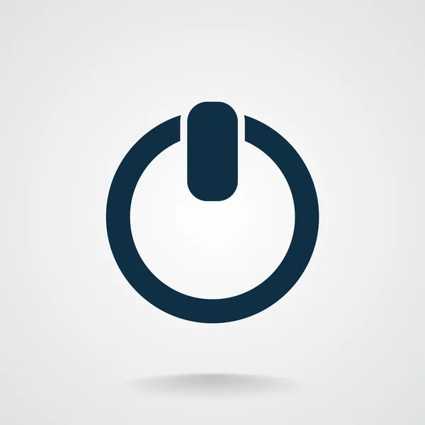 Power buttton simple web icon — Stock Vector