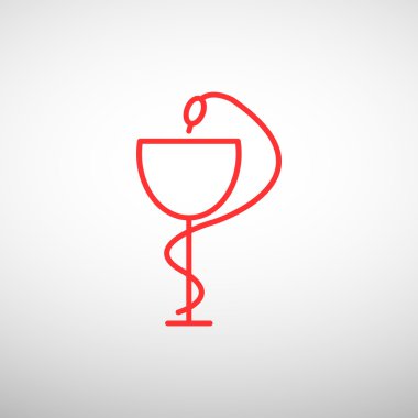 Yılan ve Kupası eczane simgesiyle