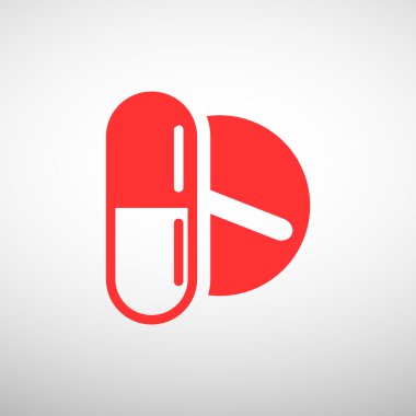 Tıbbi hapları web simgesi