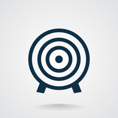 Yuvarlak hedef web simgesi