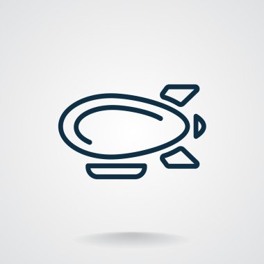 Zeplin zeppelin web simgesi
