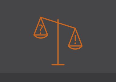 Adalet basit web simgesi ölçekleri