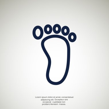 Çıplak çocuk ayak parça