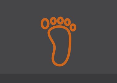 Çıplak çocuk ayak parça