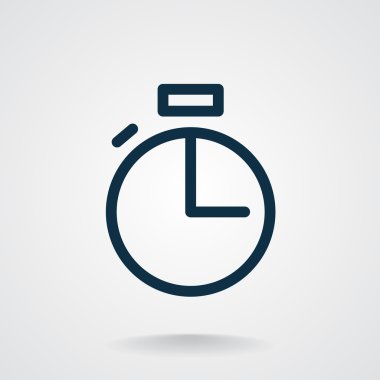 Basit kronometre web simgesi