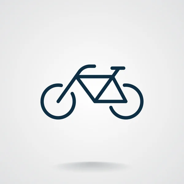 Bicicleta icono web simple — Archivo Imágenes Vectoriales