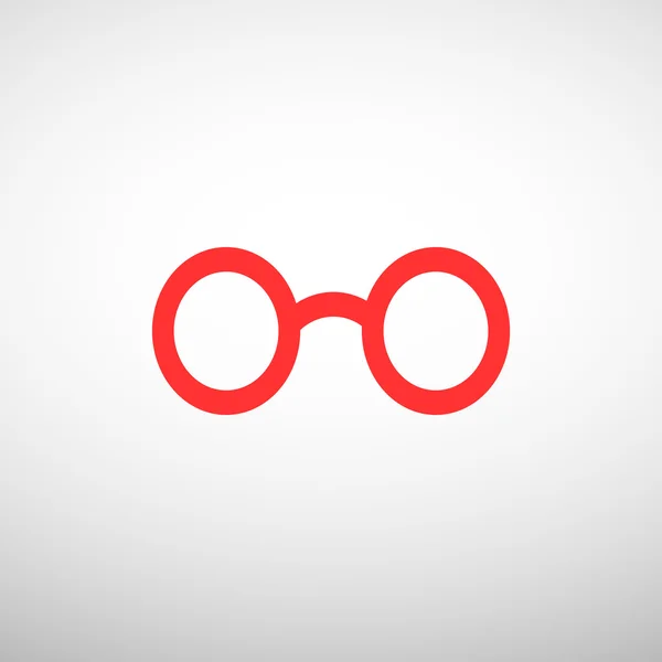 Icono de gafas redondeadas retro — Vector de stock