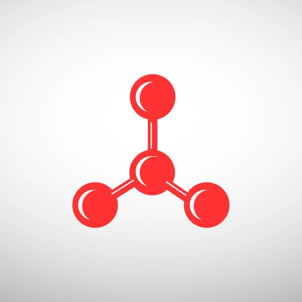 Moleculaire samengestelde web pictogram — Stockvector