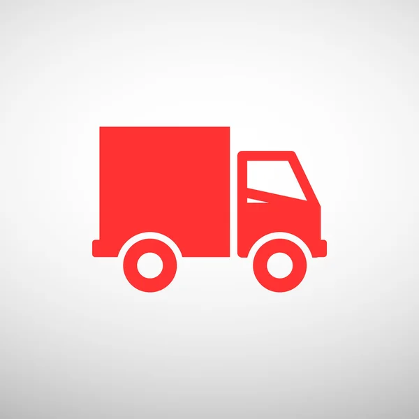 Ícone web caminhão simples —  Vetores de Stock