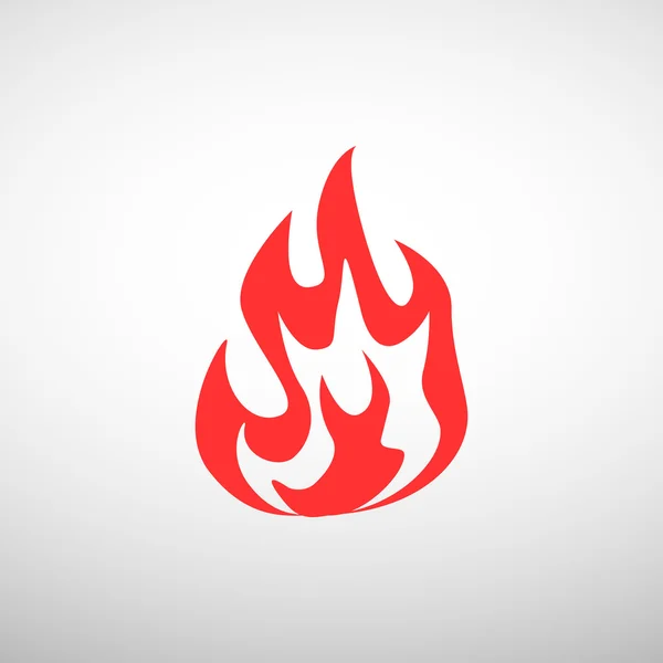 Fire flames web icon — Stock Vector