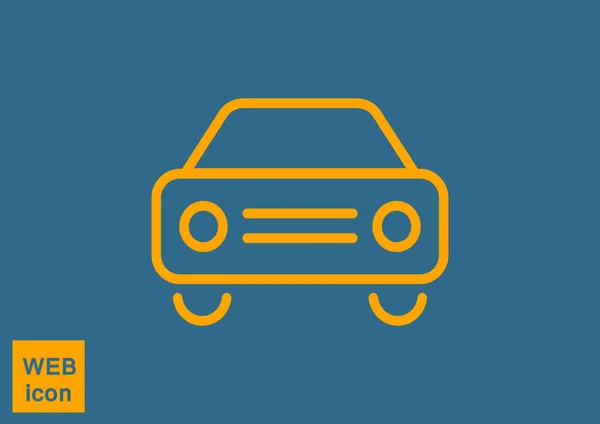 Simple car web icon — Stock Vector