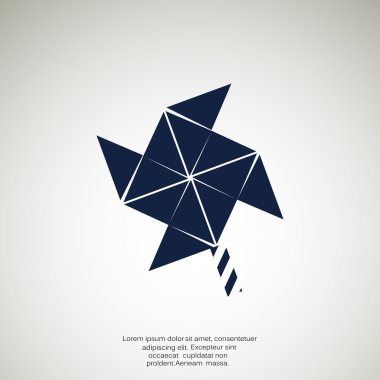 Yel değirmeni pervane oyuncak web simgesi