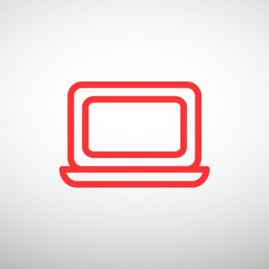 Basit dizüstü web simgesi