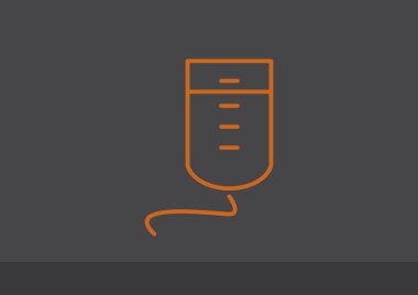 Damla sayacı basit web simgesi