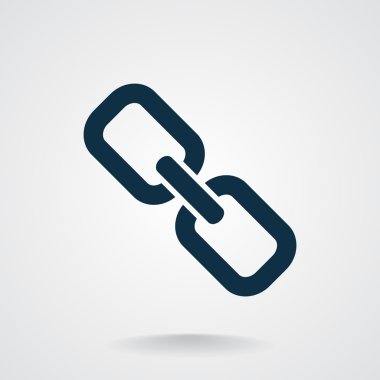 Basit zincir web simgesi