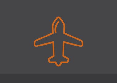 uçak web simgesi