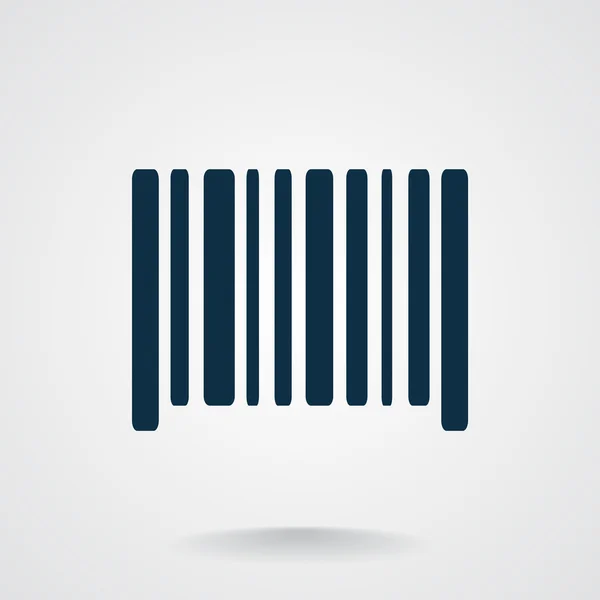 Simple barcode web icon — Stock Vector