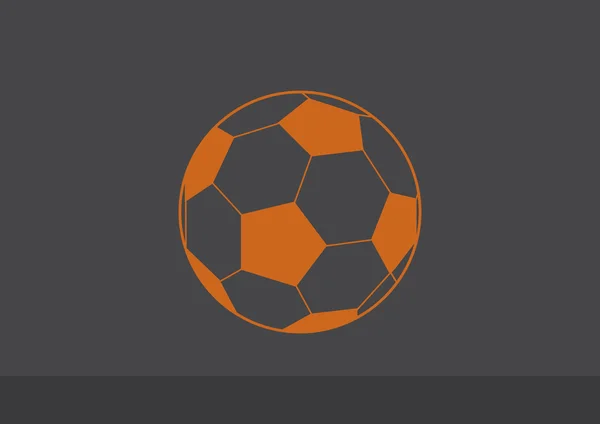 Fußball-Web-Ikone — Stockvektor