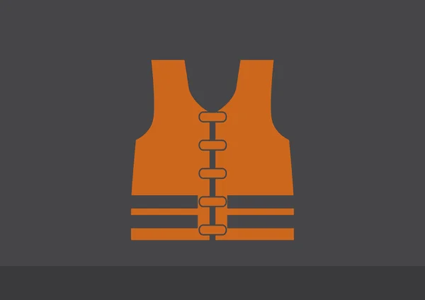 Life jacket web icon — Stock Vector