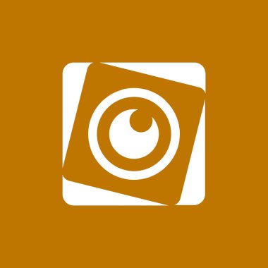 Objektif göz web simgesi 